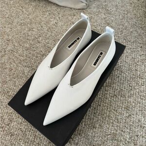 Brand New Jil Sander Leather Ballet Flats Size 36